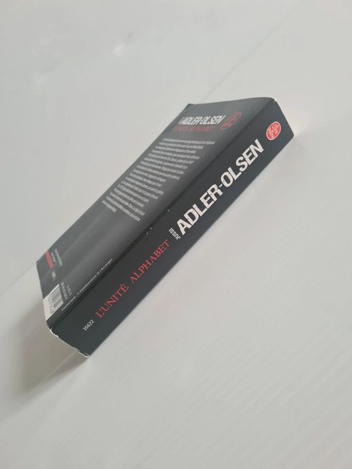 Livre policier "L'unité Alphabet" de Jussi Adler Olsen - photo numéro 3