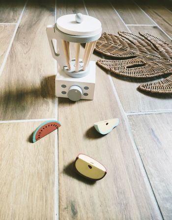 🥤 Jeu d'imitation -Blender / Mixeur à Smoothies en Bois – 