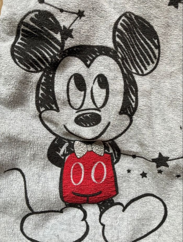 Gigoteuse chaude Disney Mickey 0-6 mois gris velours doux 💫 - photo numéro 4