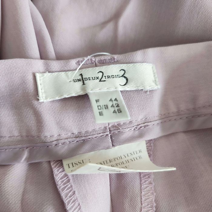 Pantalon 7-8° fluide parme T 44 Un1Deux2Trois3 - photo numéro 6