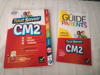 Cahier d'apprentissage enfant cm2