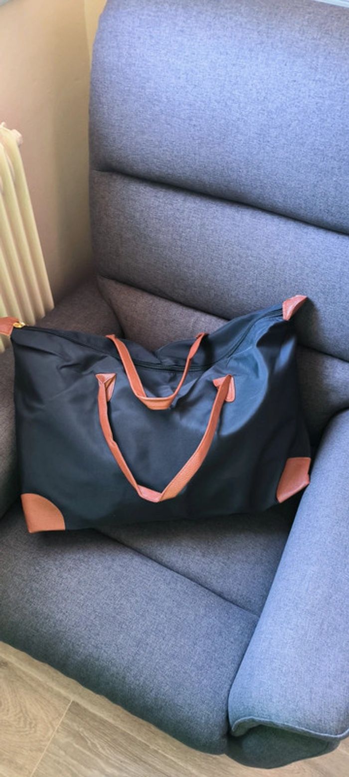 Sac fourre-tout en toile très tendance très spacieux - photo numéro 10