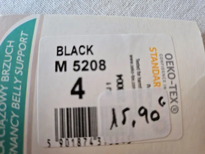 Collants de maternité noir Mama 20 M5208 taille 4/L Fiore - photo numéro 3