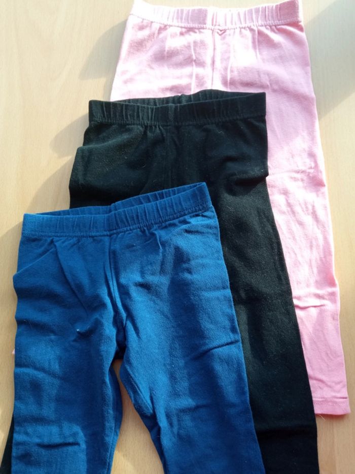 Lot de 3 leggings 92 cm + 1 gratuit - photo numéro 2