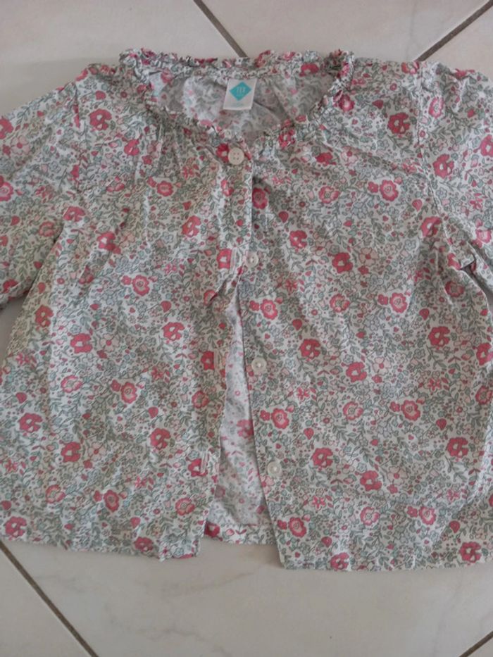 Blouse boutons liberty - photo numéro 2