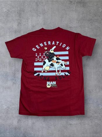 T-shirt, Imprimé, Rouge, S (293)