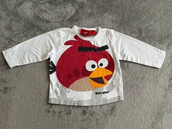 T-shirt manches longues - 6 mois - Angry Birds