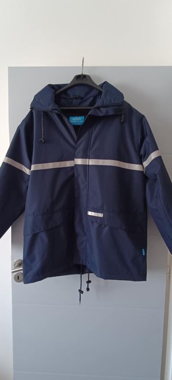 Parka de travail marine imperméable, ignifugé et antistatique SIOEN Taille L