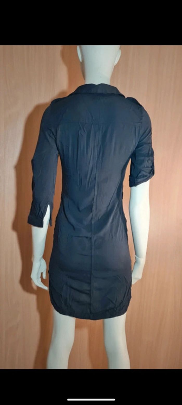 Robe Tunique chemise Jennyfer gris foncé - photo numéro 2