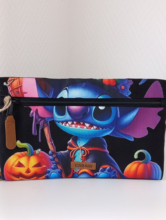 Pochette cabaia medium customiser stitch halloween - photo numéro 2