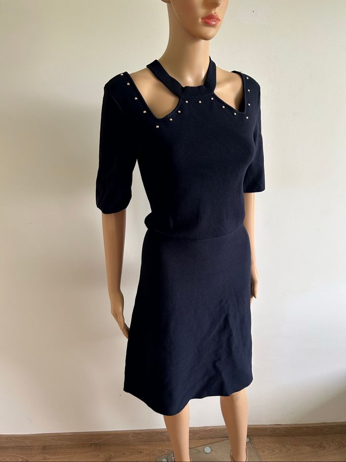 Robe pull bleue marine neuve Morgan taille M (valeur 70€) - photo numéro 2