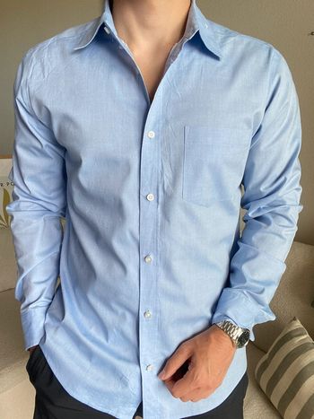 Chemise Tommy Hilfiger - taille L - bleu 👔