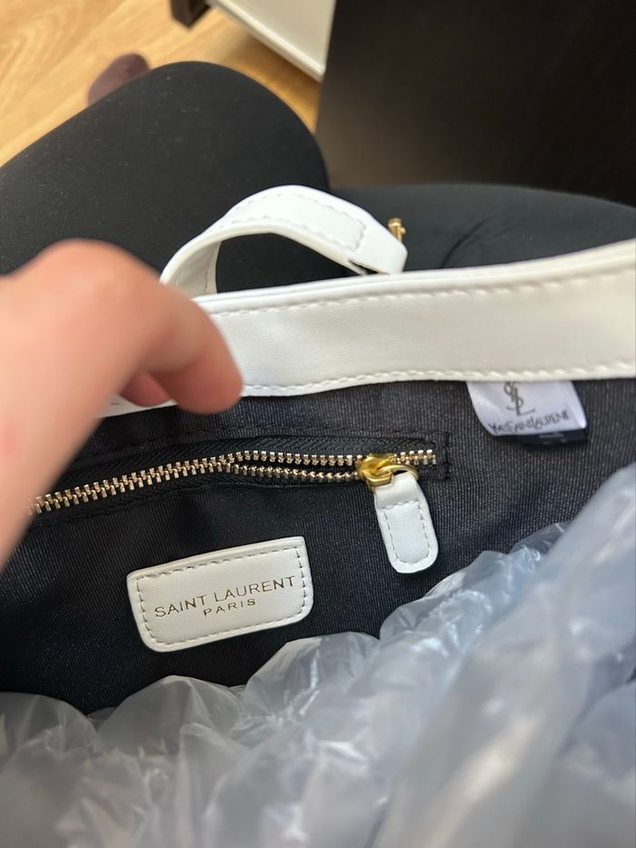Sac Yves saint Laurent Blanc - photo numéro 3