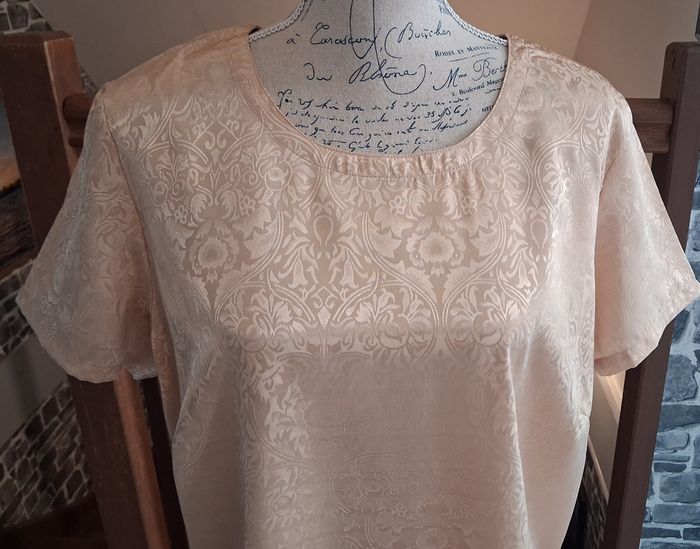 Blouse fluide dorée - photo numéro 2
