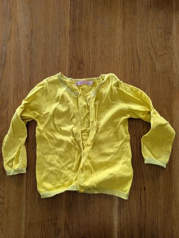 Gilet jaune 3 ans comme neuf fille