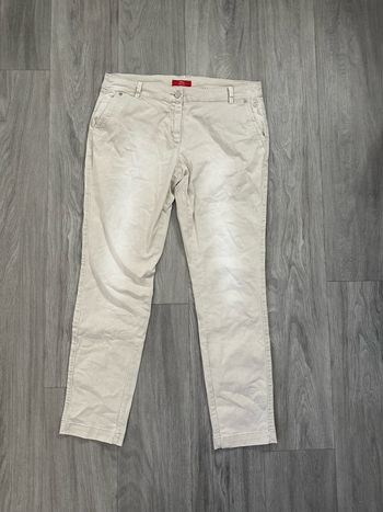 Smart chino blanc crème et blanc délavé S.Oliver T48 4XL