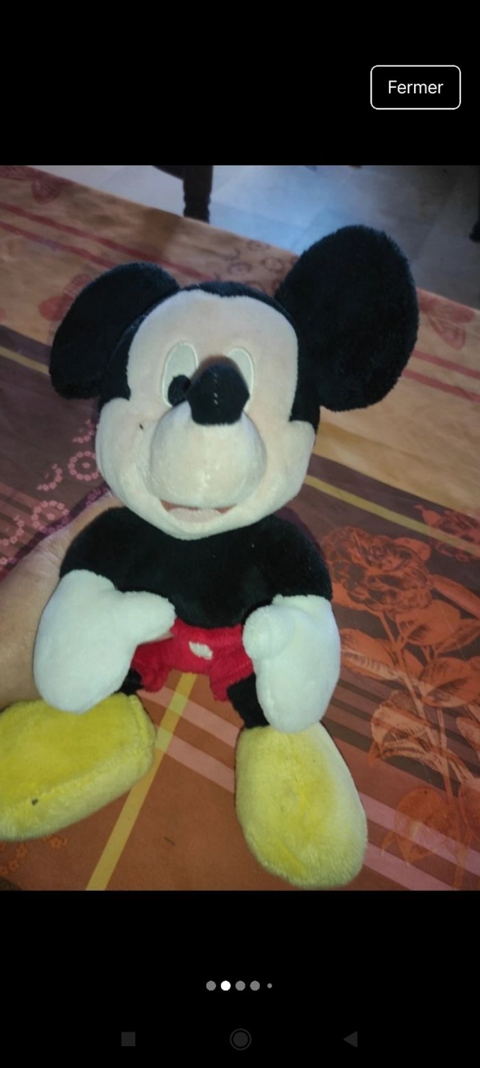 Très belle peluche Mickey j42 - photo numéro 4