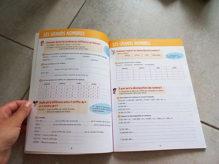 Cahier d'exercices de maths cm2 neuf - photo numéro 3