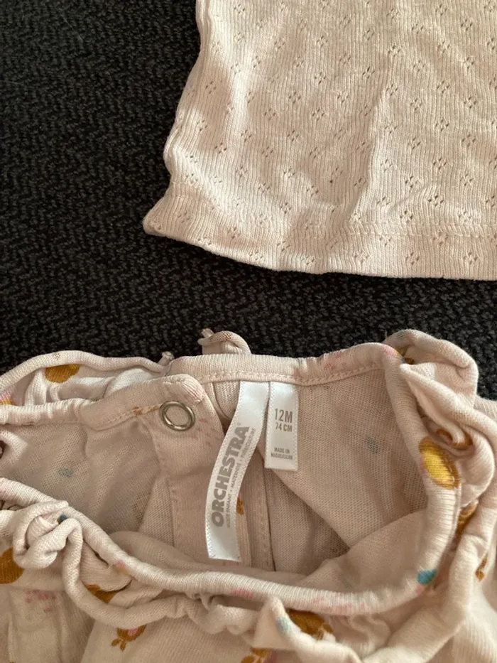 2 T-shirts orchestra, 12 mois - photo numéro 4