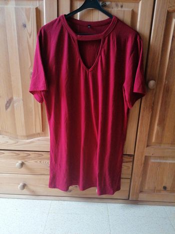 Tee-shirt long femme XXL
