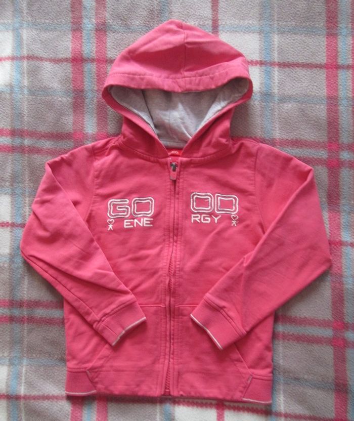 Veste à capuche rose OKAIDI 5 ans