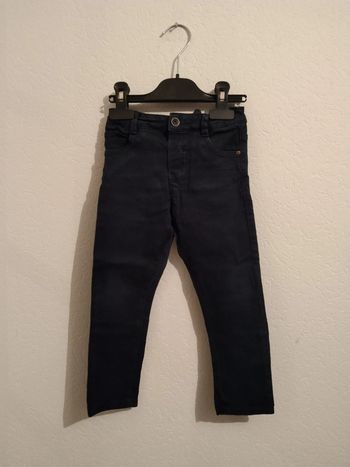 pantalon okaidi fille 2 ans bleu marine