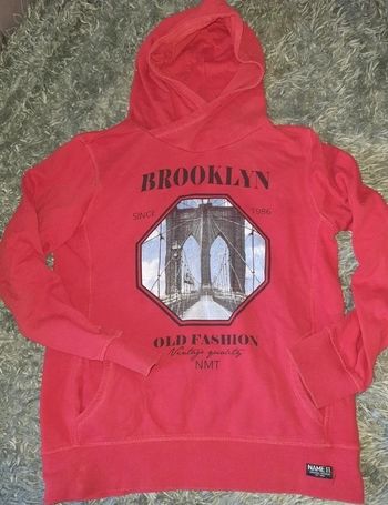 Sweat molletonné à capuche garçon 14 ans - XS