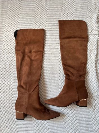 Cuissardes femme en daim marron taille 38