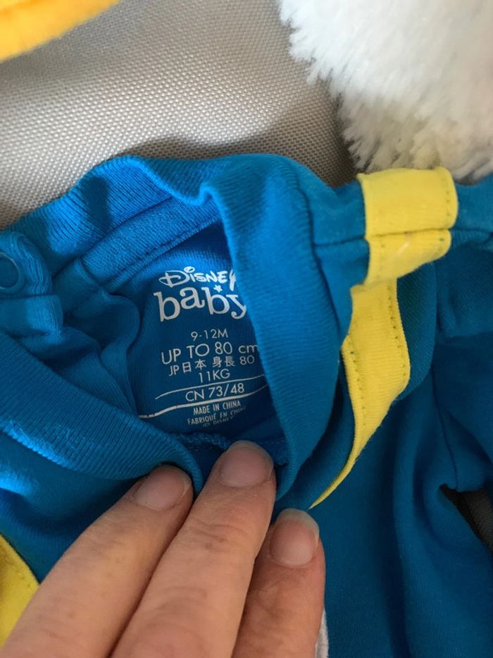 Ensemble bodie déguisement Donald 9-12 mois - photo numéro 2