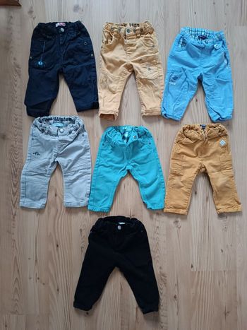 Lot pantalons garçon 12 mois