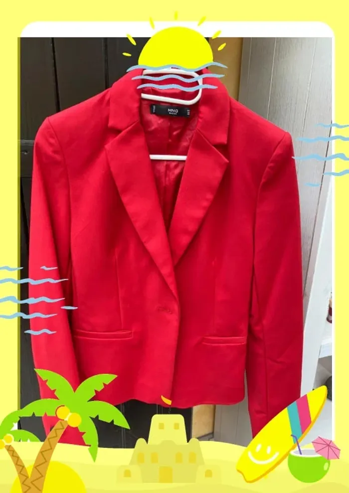 Blazer Mango rouge S 36