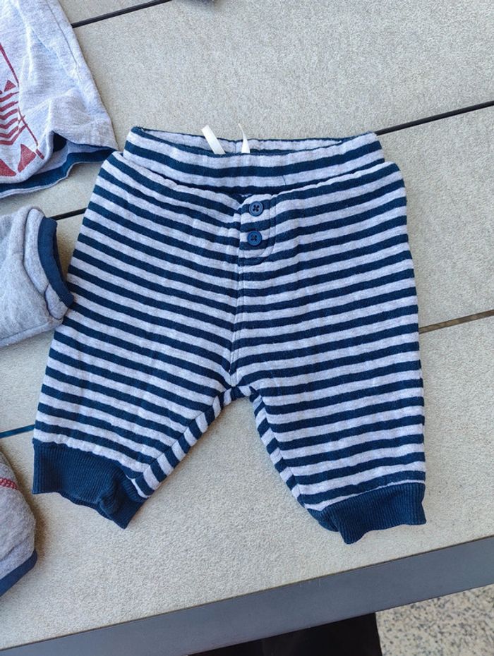 Ensemble 3 pièces orchestra garçon gris 3 mois - photo numéro 6