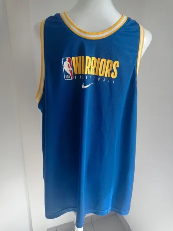 Maillot basketball Nike bleu et jaune équipe des warriors T.XL.NBA