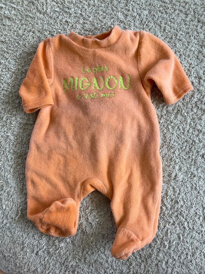 Lot de 4 pyjamas une pièce taille naissance - photo numéro 4