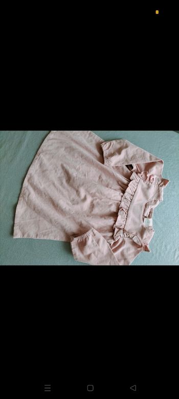 Robe rose bébé fille