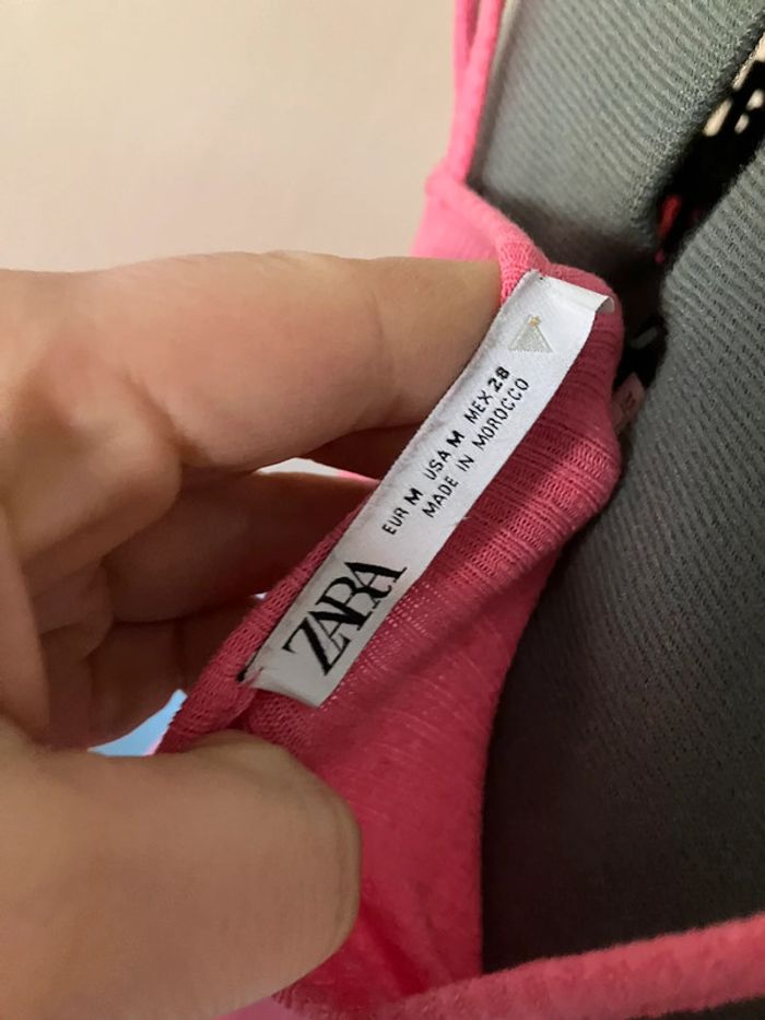 Robe maille bodycon moulante rose fuchsia fluo - photo numéro 7