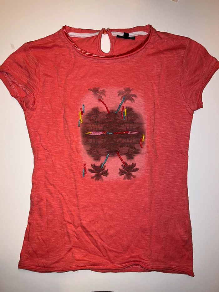 T-shirt corail