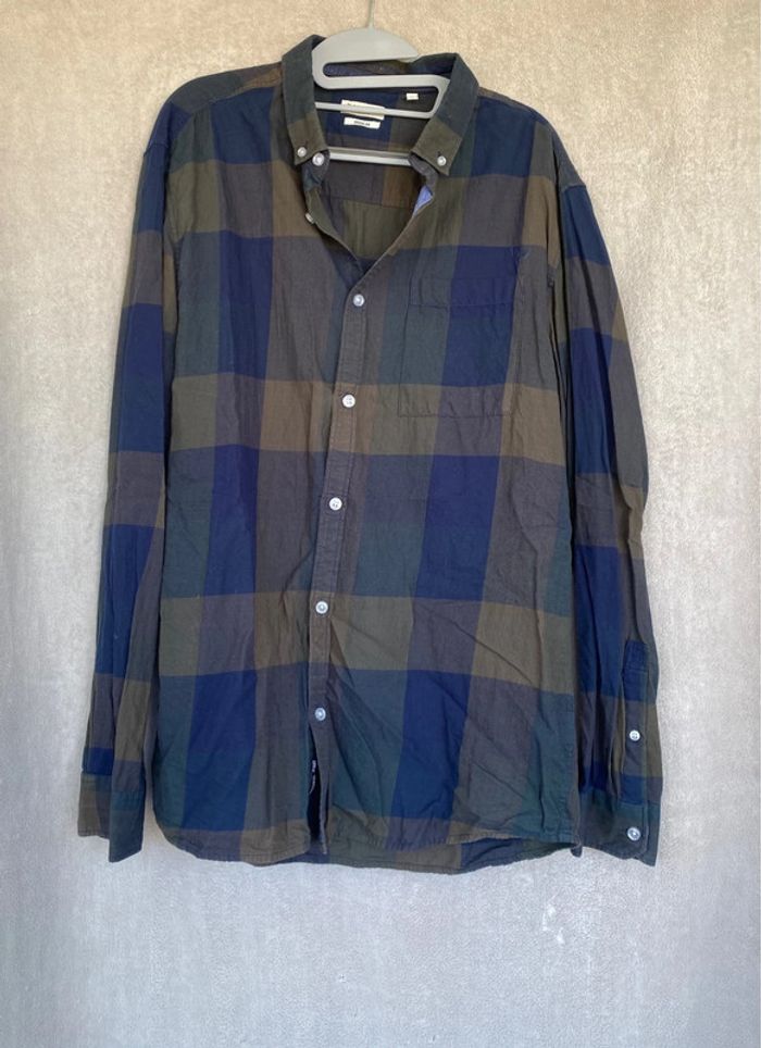Chemise à carreaux homme
