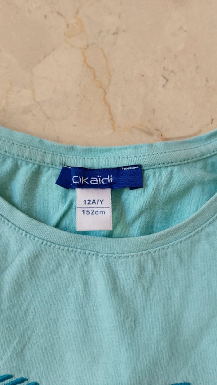 #manu_7896fille12ans t shirt manches courtes - photo numéro 2