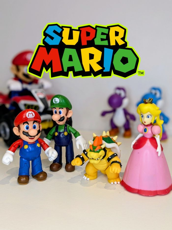 Lot figurines articulées Mario – Geek Collection