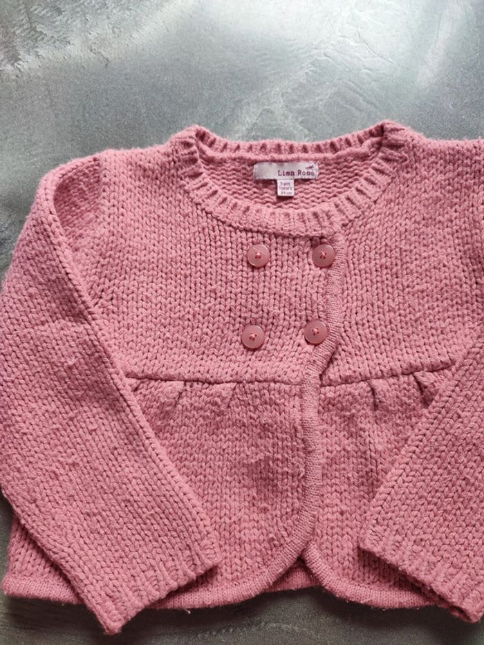 Gilet fille 3 ans lisa rose - photo numéro 3