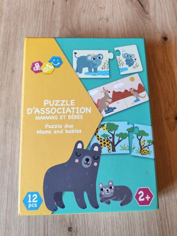 Puzzle association maman et bébé