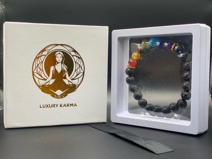 Bracelet 7 chakras neuf dans sa boîte à bijoux - photo numéro 6