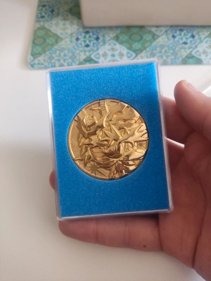 Médaille medals pokemon pocket Monster Giratina shaymin japanese collection - photo numéro 2