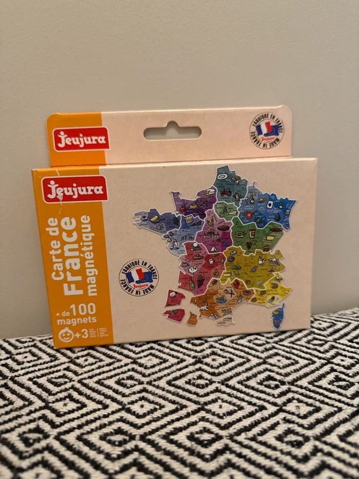 Jeujura - Coffret éducatif "Carte de France Magnétique" Dès 3 ans