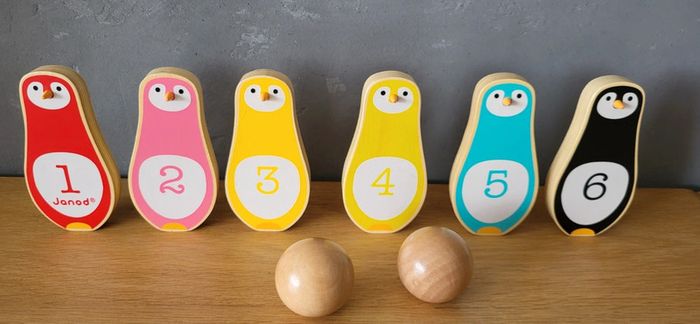 Jeu de Quilles en bois janod - photo numéro 2