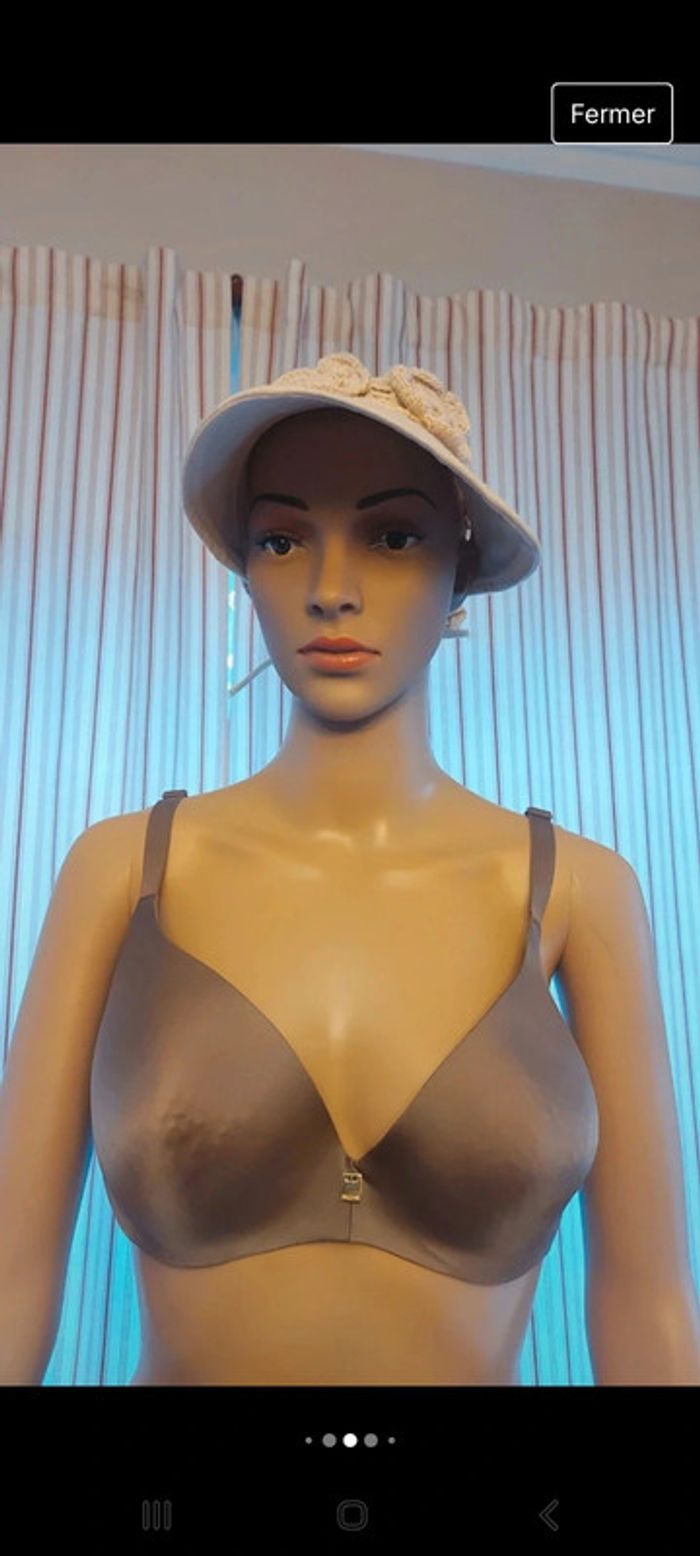 Soutien gorge marron doré Sapph fr 90E - photo numéro 6