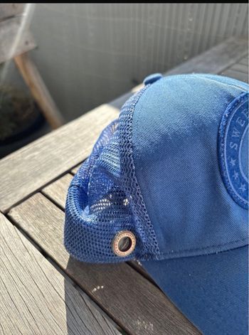 Casquette Sweat pants bleue streetwear Y2K unisexe