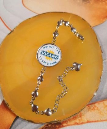 Bracelet Ricard original – chaîne avec breloques