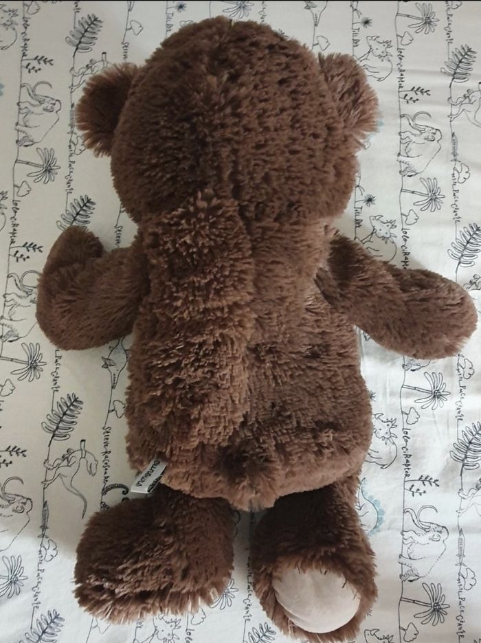 Grand ours en peluche marron - photo numéro 5